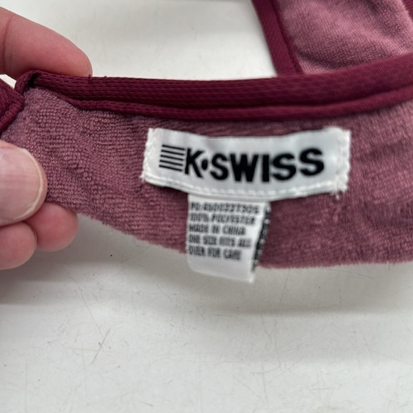 K-Swiss Maroon Visor Adjustable HT5379 - Picture 5 of 5